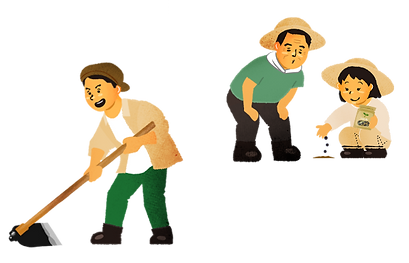 お子さんと一緒に体験してください